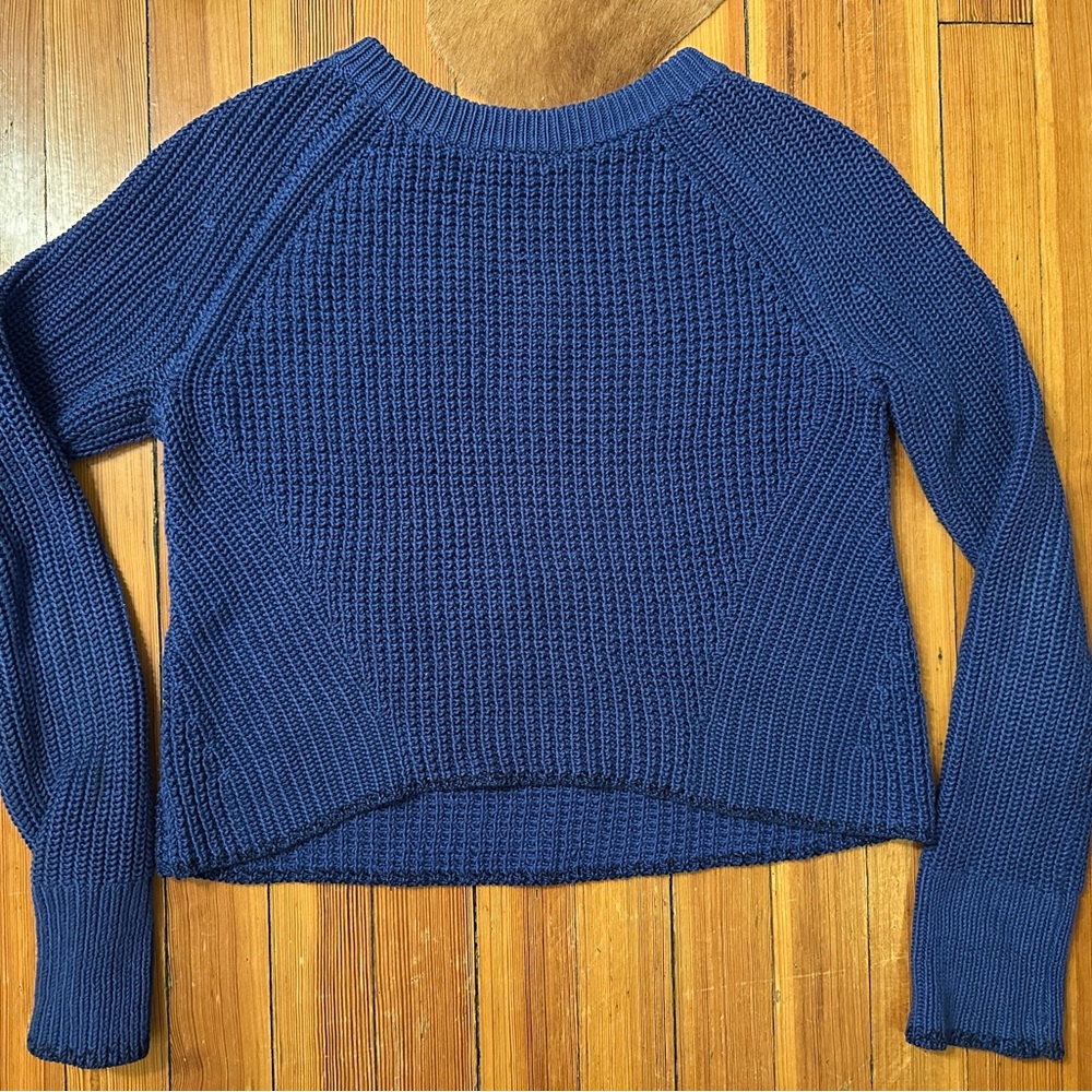 Cozy Blue Knit Sweater